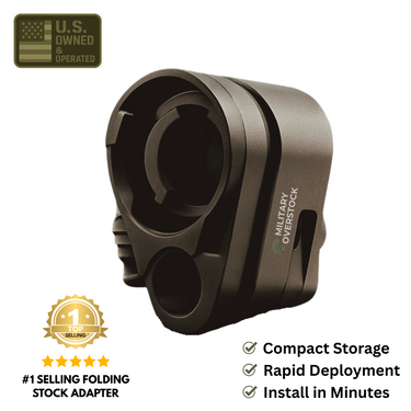 AR Folding Stock Adapter™ – Compact, Tactical Upgrade for Easy Storage & Transport